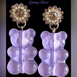 ❤️ 3 for $12 Gummy Bear Earrings